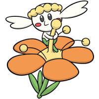 #669 Flabébé (Orange Flower)
