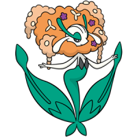 #671 Florges (Orange Flower)