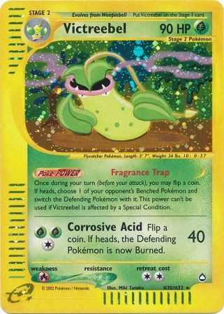 Victreebel H30 - Aquapolis - e-Card - Pokemon Trading Card Game -  PokeMasters